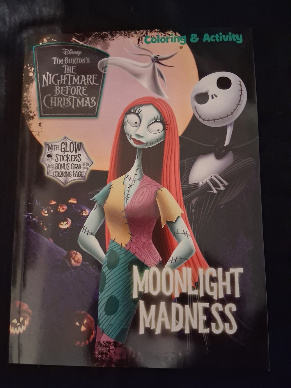 New Nightmare Before Christmas Coloring And Activity Book With Glow Stickers